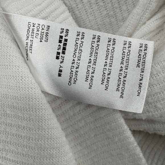 Free People We The Free Main Squeeze Hacci Off Shoulder Top White Size Medium - Picture 6 of 10